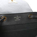 Calfskin Lockme Mini Backpack Black