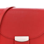 Grained Calfskin Small Trotteur Coquelicot