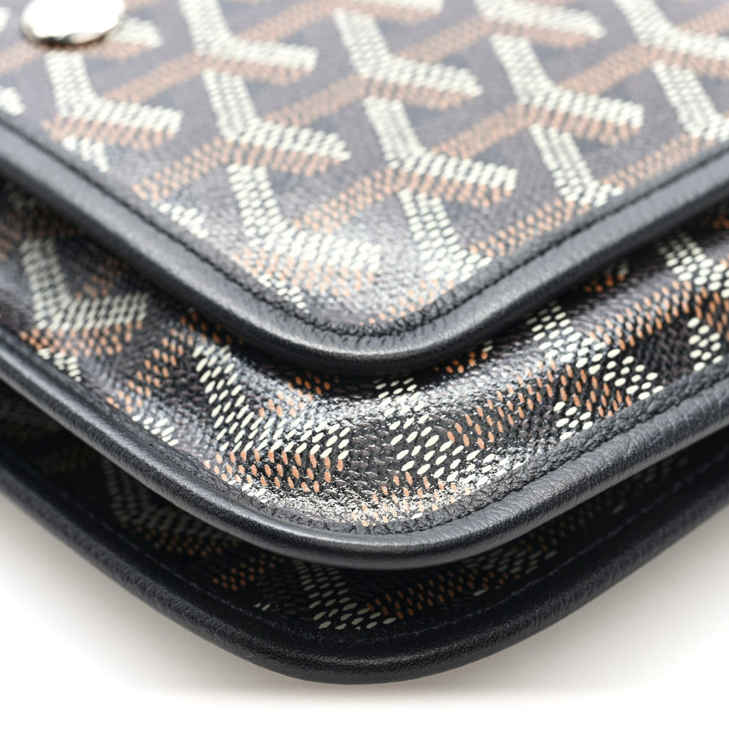 Goyardine Plumet Wallet Clutch Black