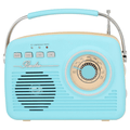 Multi-Function Bluetooth Retro Speaker with Rechargeable Battery