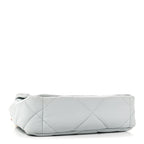 Lambskin Quilted Medium Chanel 19 Flap Light Blue
