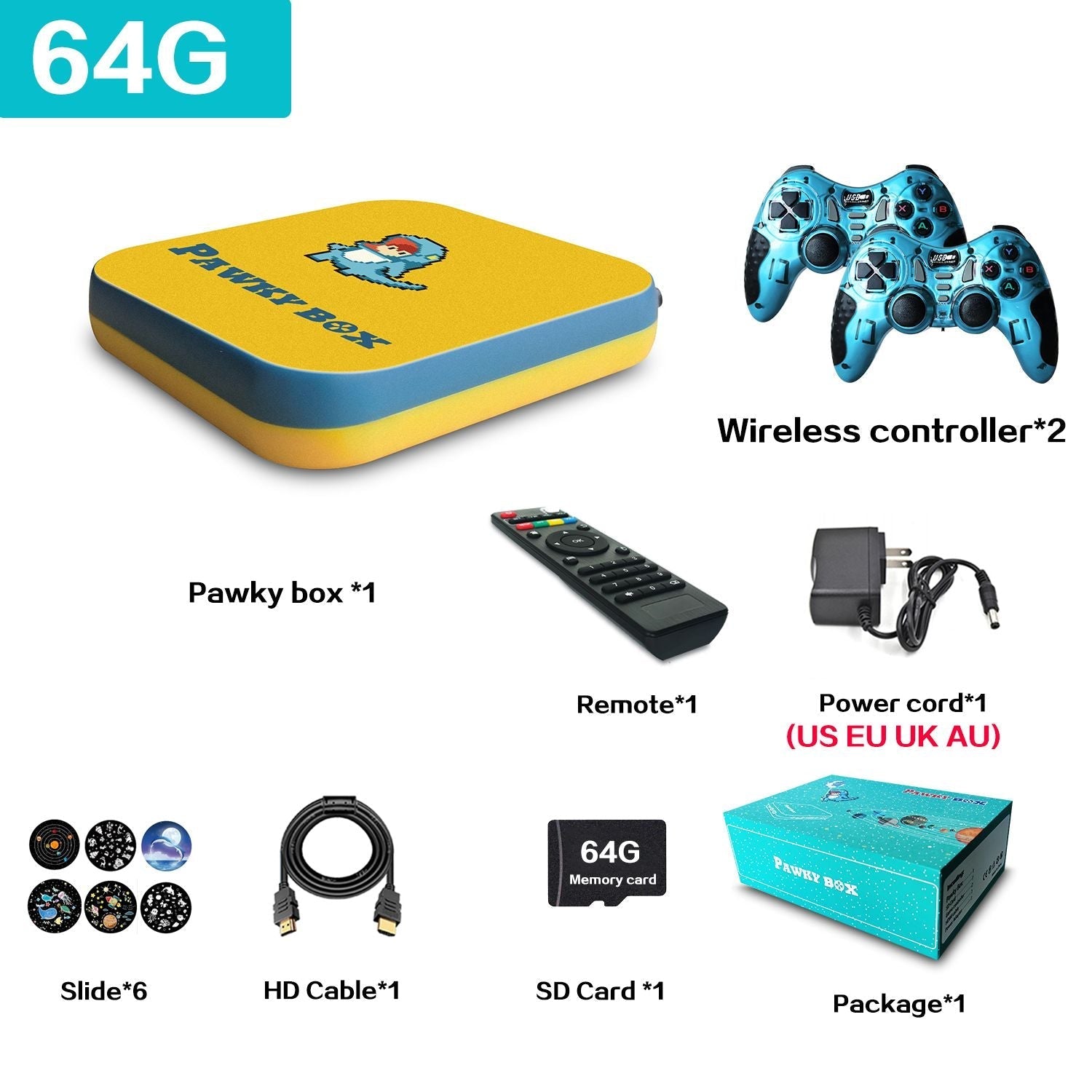 Game Console for PS1/DC/Naomi 33000+ Games Super Console WiFi Mini TV Kid Retro 4K Video Game Player