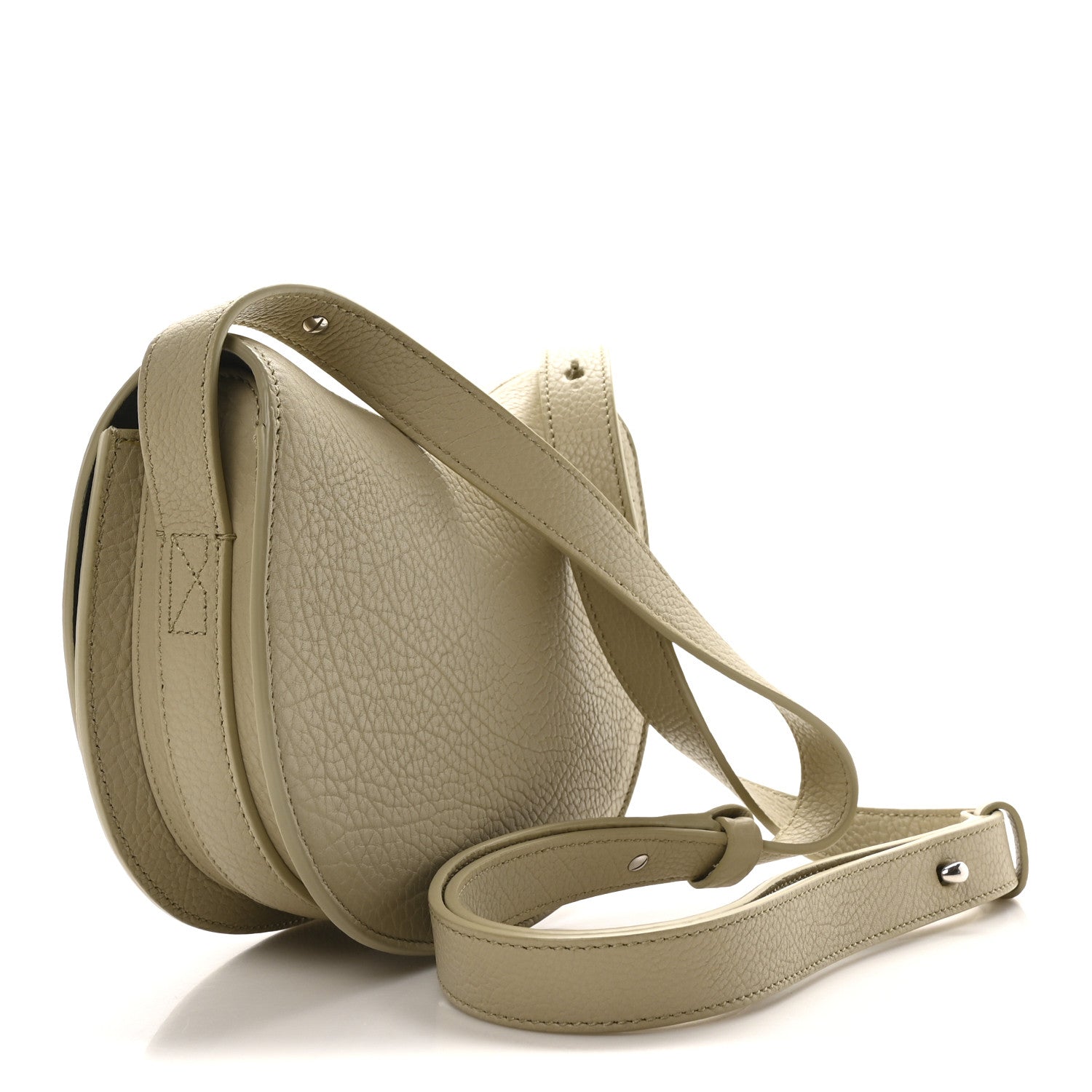 Grainy Calfskin Mini Rocking Horse Crossbody Hunter