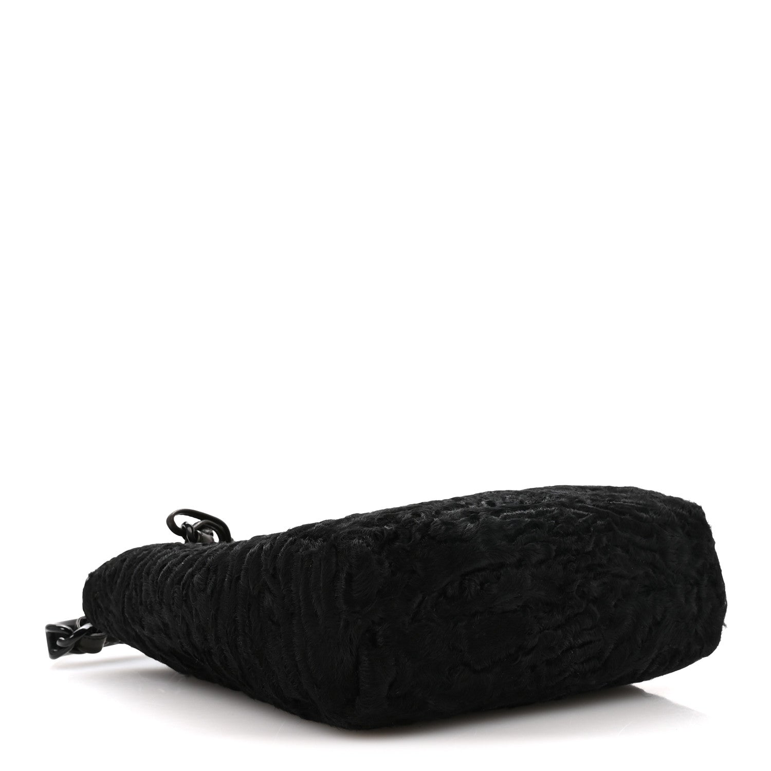 Persian Lamb Fur Tote Black