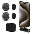 Movo DoubleMic-UC Dual Capsule Mic for iPhone 15 +