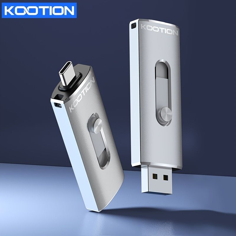 2 Pack 128GB USB3.0 Type-C Flash Drive Dual-Use Flash Drive; Memory Stick External Storage Thumb Drive