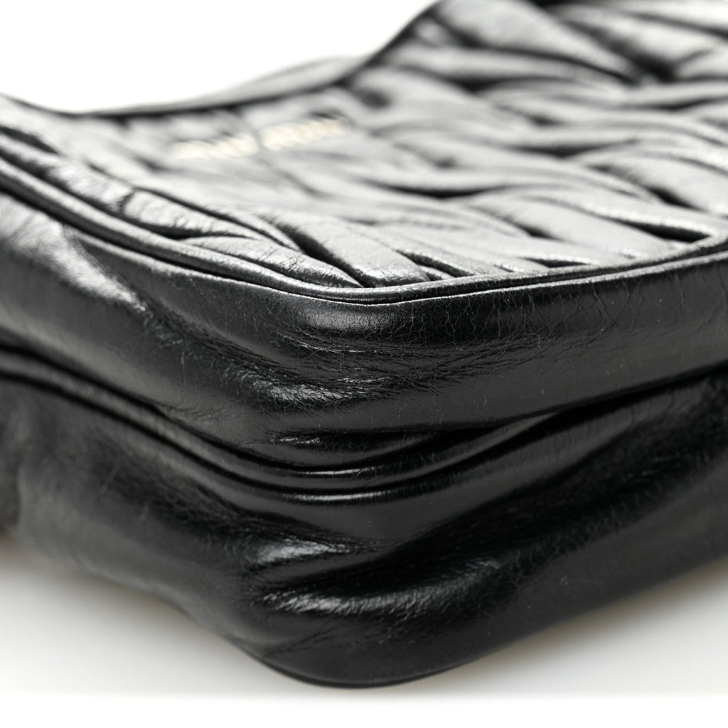 Nappa Matelasse Crossbody Black