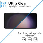 Entronix Anti-Spy Privacy Screen Protector Compatible with Galaxy A05s - 3-Piece Combo