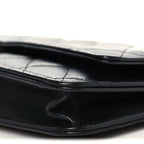 Lambskin Quilted Wallet On Chain WOC Black