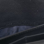 Oblique Saddle Chain Long Wallet Blue