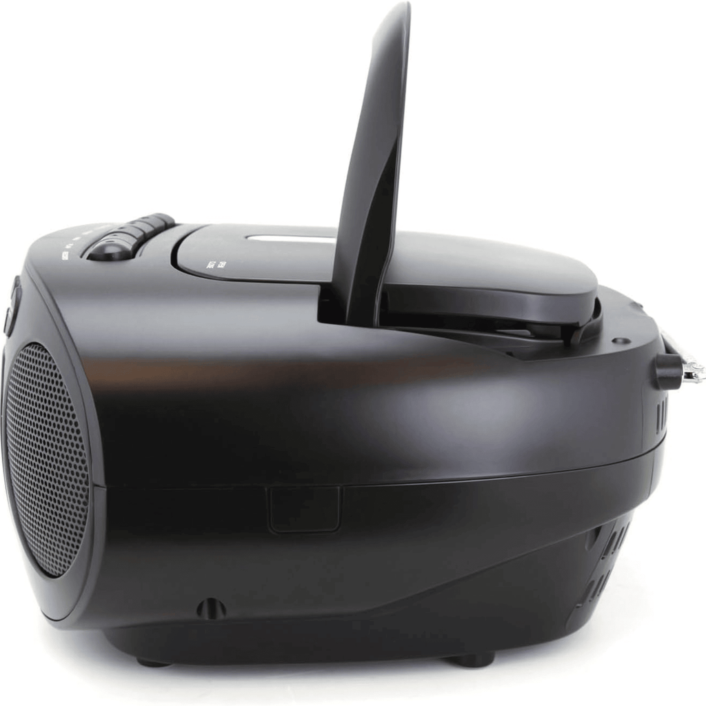 Portable CD/Cassette Boombox with AM/FM Radio