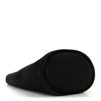 Canvas Deauville Drawstring Bucket Bag Black