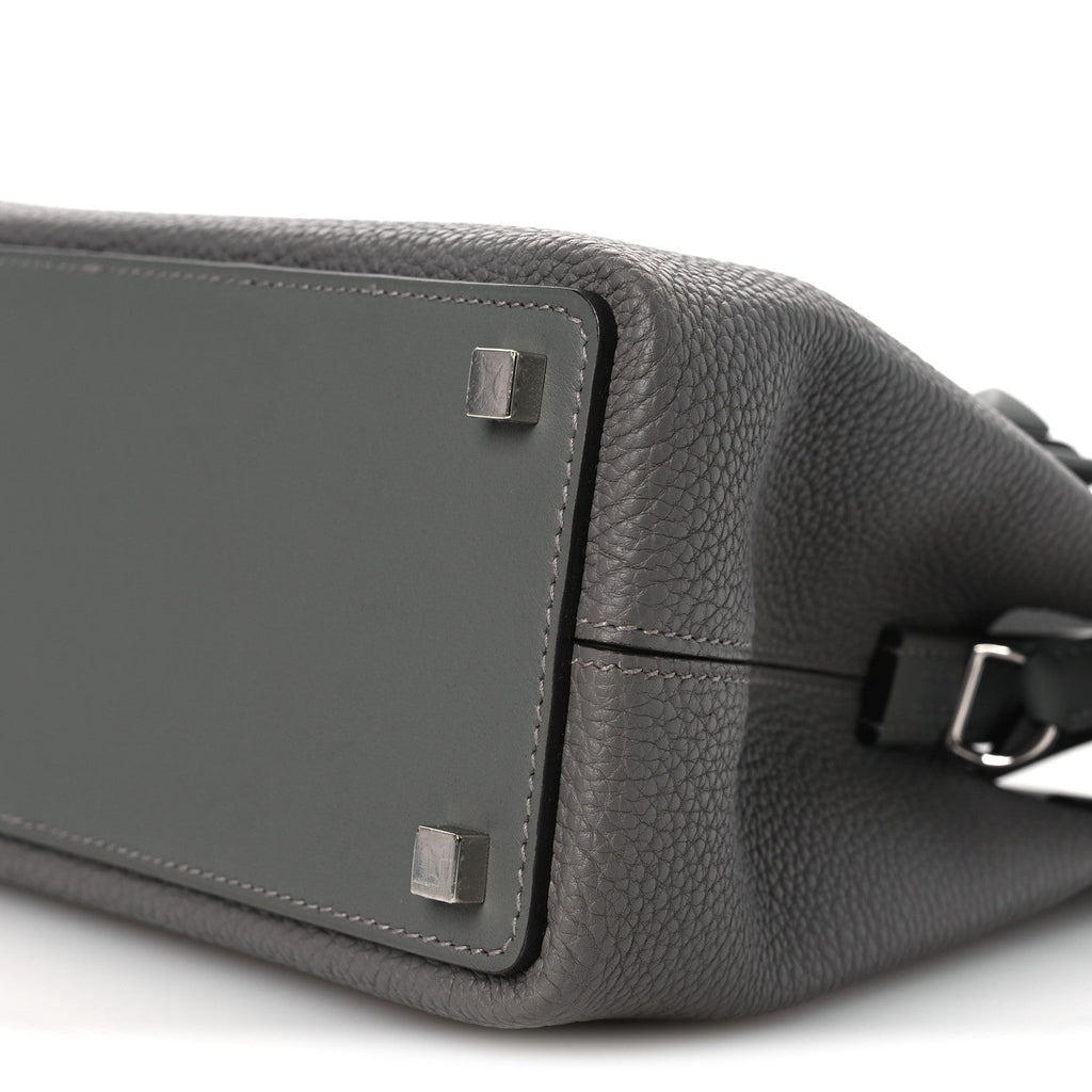 Togo Swift Medor Bag Gris Meyer