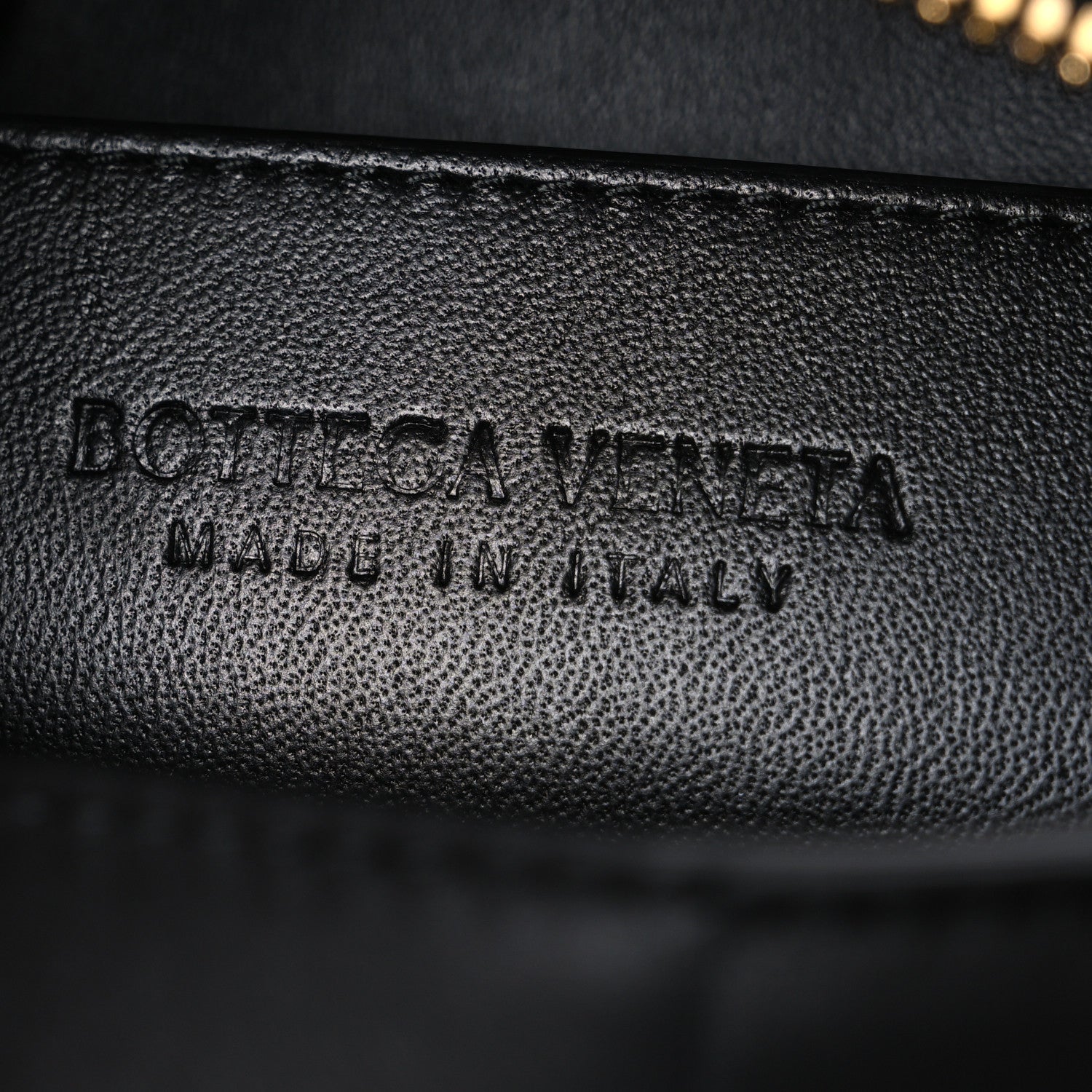 Lambskin Maxi Intrecciato Small Brick Cassette Bag Black