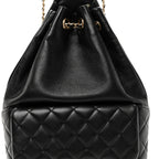 Lambskin Quilted Small In Seoul Backpack Black