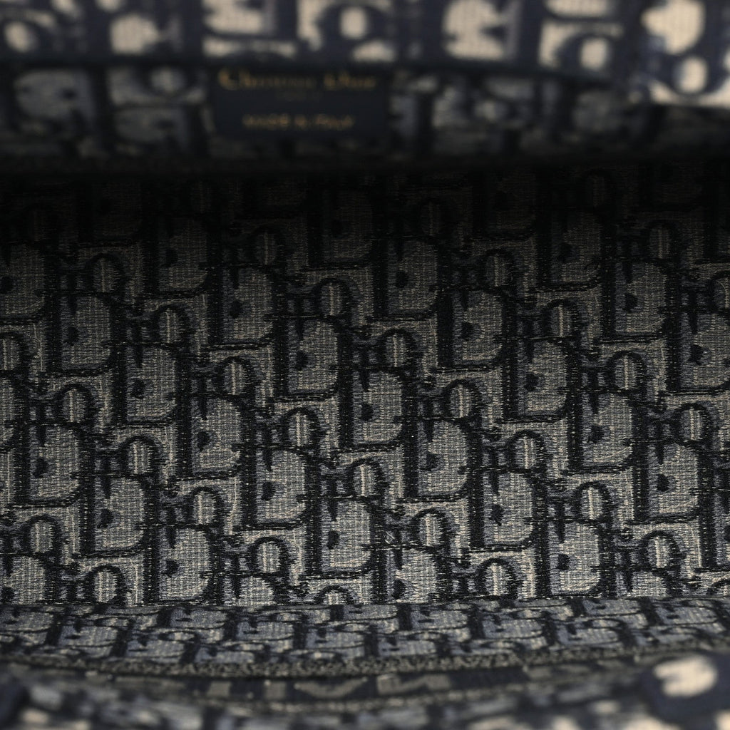 Oblique Medium Book Tote Blue Multicolor