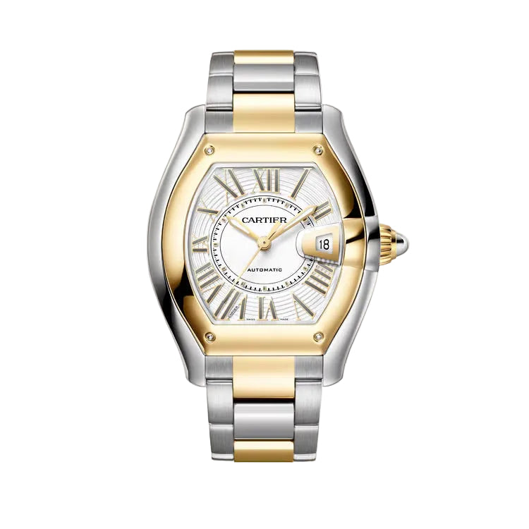Roadster Large Model | 39mm, Two-Tone Stainless Steel & 18K Yellow Gold, White Dial