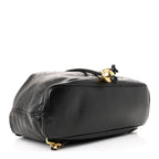 Lambskin CC Drawstring Backpack Black