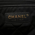 Shiny Calfskin Quilted Chanel 22 Black