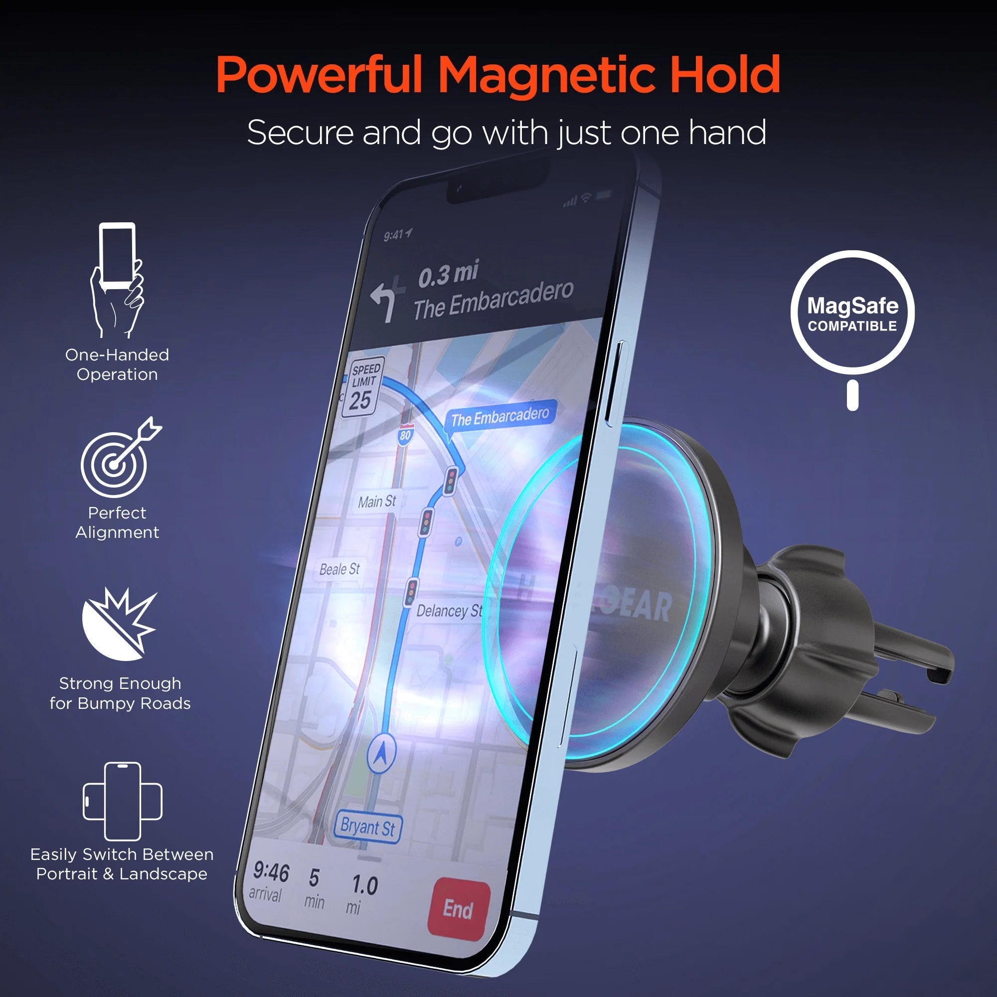 Maggrip Magsafe Phone Mount Kit