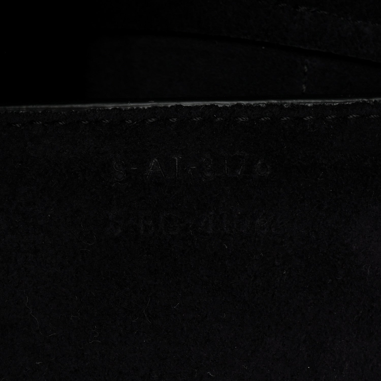 Grained Calfskin Mini Belt Bag Black