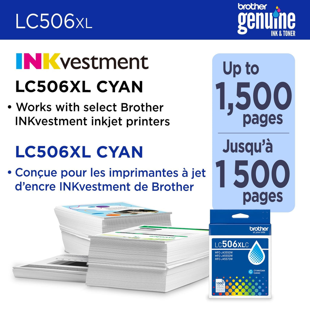 Genuine LC506XLC High Yield Cyan