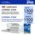 Genuine LC506XLC High Yield Cyan