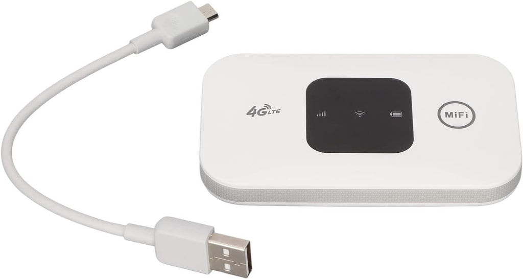 4G Network Router, Portable WiFi Hotspot with SIM Card Slot, 150Mbps Pocket Mobile Hotspot 4G Router for Outdoor Office Travel Asia Africa Europe, Up to 10 Users