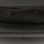 Lambskin Chevron Quilted Medium Boy Flap Grey