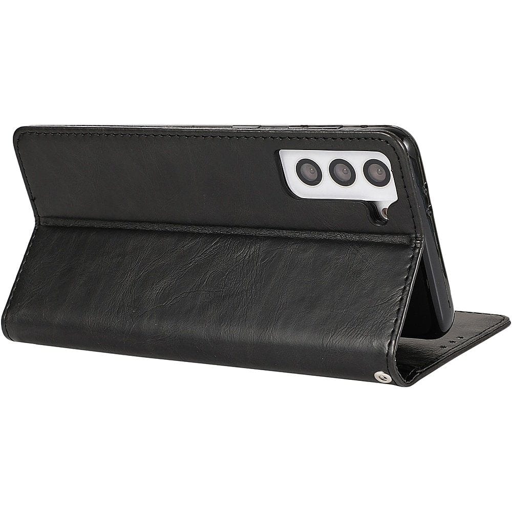 SAHARA - Indy Series Genuine Leather Wallet Case - Samsung Galaxy S23+