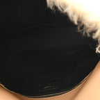 Shearling Shoulder Bag Natural
