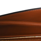 Triomphe Canvas Asymmetric Clutch Tan