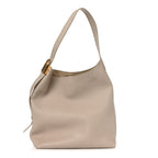 Grained Calfskin Low Key Hobo MM Limestone