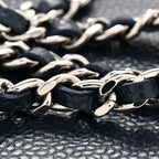 Caviar Timeless CC Wallet on Chain WOC Navy Blue