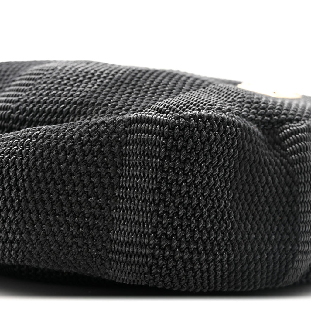 Raffia Large Sky Hobo Black
