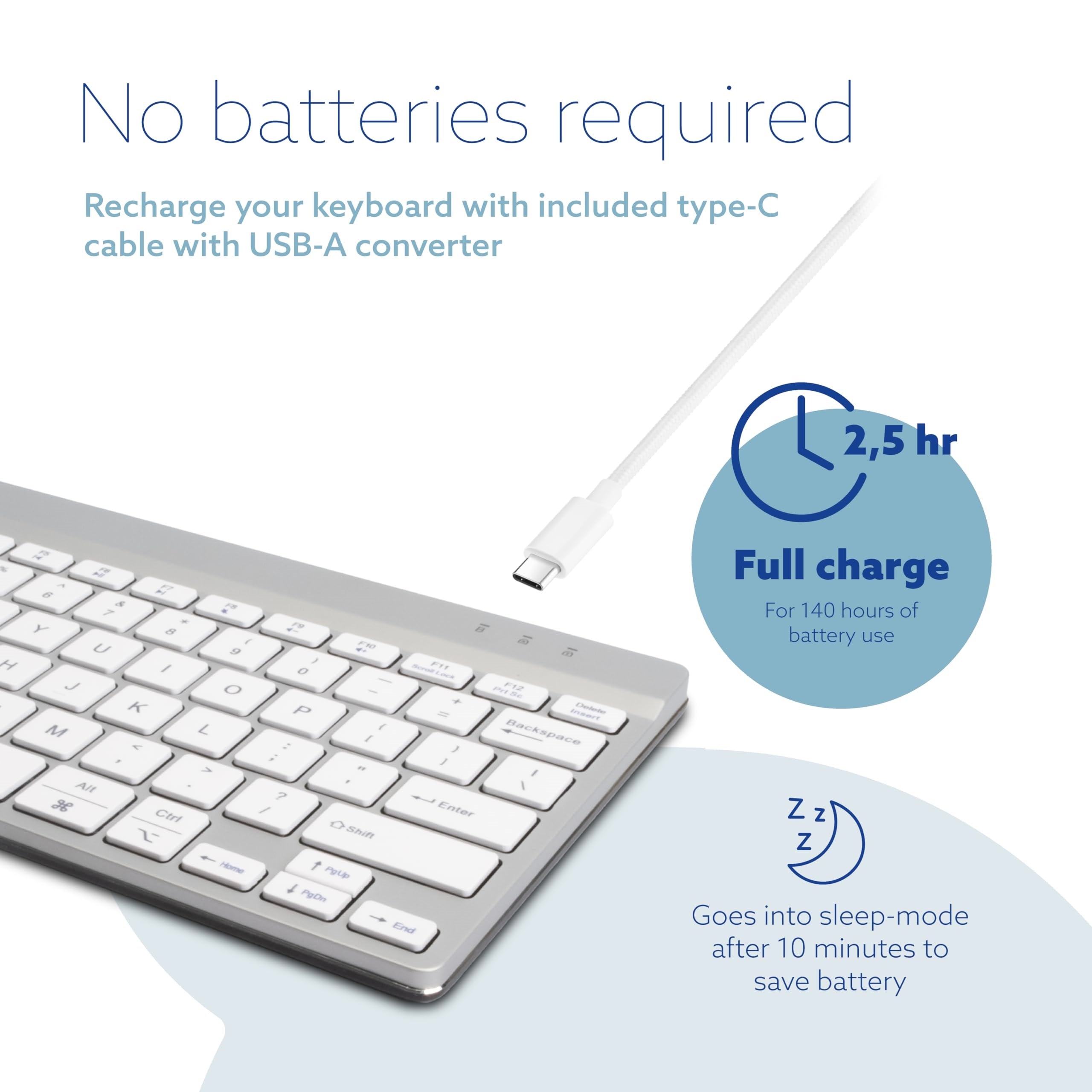 COMPACT BREAK KEYBOARD, QWERTY