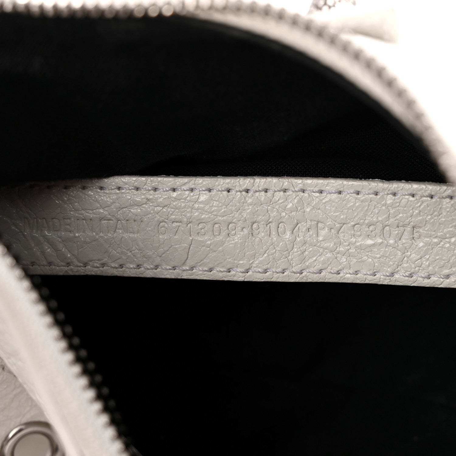 Agneau Arena Le Cagole Shoulder Bag XS Optic White