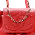 Lambskin CC Mania Backpack Red