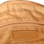 Lambskin Stitched Accordion Flap Tote Beige