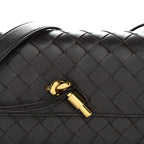 Nappa Intrecciato Mini Andiamo Crossbody Bag  Fondant
