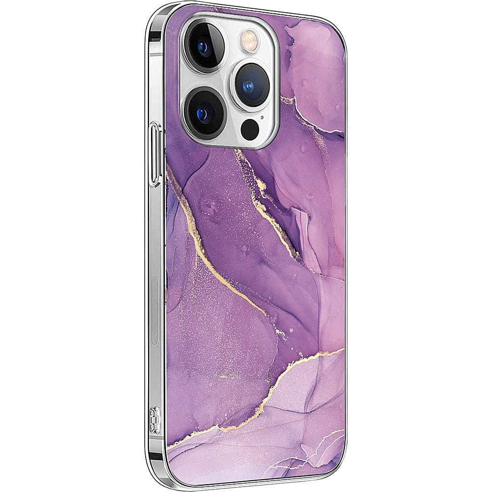 SAHARA - Inspire Series Purple Marble Case  - iPhone 14 Pro - CP00352