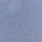 Drummed Calfskin Nubuck Nano Tri-Color Luggage Stone Blue Black