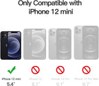 Entronix Clear Camera Lens Protector Compatible with iPhone 12 Mini - 2-Piece Combo