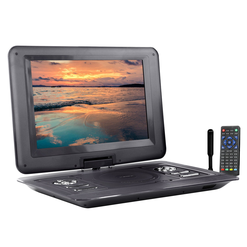 13.3 Inch Portable TV+DVD Player with Color TFT LED Screen and USB/HD/AV Inputs