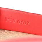 Calf Hair Smooth Calfskin Geometric Small Antigona Red