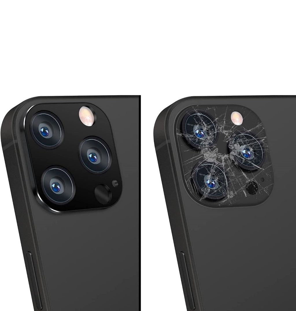 SAHARA - ZeroDamage HD Flexible Glass Camera Lens Protector (2-Pack) - iPhone 14 Pro and Pro Max