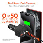 Speedboost Quad PD Car Charger