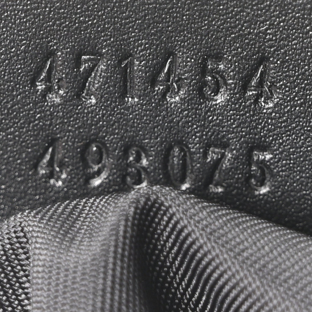 GG Supreme Monogram Web Messenger Bag Black