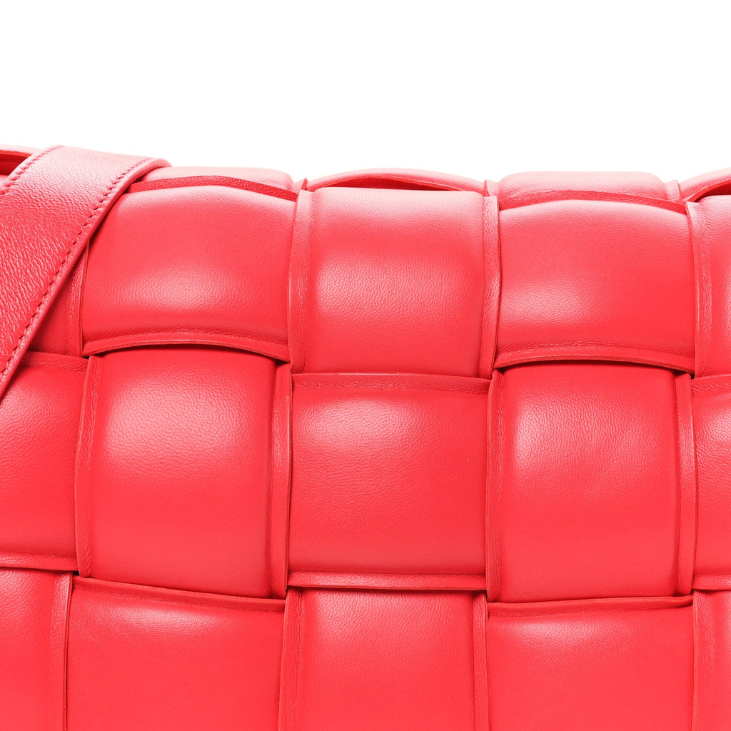 Nappa Maxi Intreccio Padded Cassette Crossbody Bag Firework