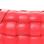Nappa Maxi Intreccio Padded Cassette Crossbody Bag Firework